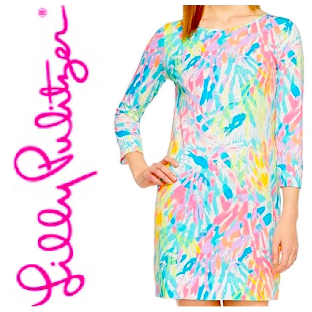 Lilly Pulitzer Marlowe Dress Sparkling Sands